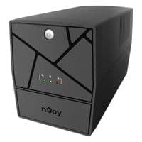 Джерело безперебійного живлення nJoy Keen 1000 Black, 1000VA, 600W, лінійно-інтерактивний, AVR, 4xSchuko, RS-232