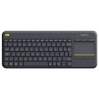 Клавиатура Logitech K400Plus, беспроводная, черная