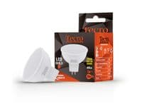 Светодиодная лампа GU5.3, 5W, 3000K, MR16, Tecro, 410lm, 220V (TL-MR16-5W-3K-GU5.3)