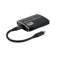 Адаптер-переходник USB-C на 2 HDMI (2 независимых экрана)/ PD / Аудио 3,5