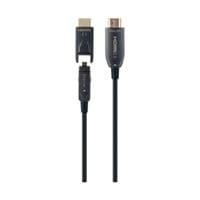 Кабель оптический (AOC) HDMI V.2.0, 4К 60Гц, позолоченные коннекторы, 20 м
