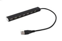 Хаб на 7 портов USB 2.0, черный
