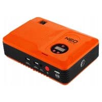 Пусковий пристрій Neo Tools Jump Starter Power Bank для автомобілів, 14000мАг, 2хUSB 5В, 12В, пуск 400A, компрессор 3.5 бар, фонарик LED