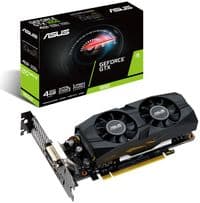 GeForce GTX 1650, Asus, 4 ГБ GDDR5, 128-бит, DVI/HDMI/DP, 1695/8000 МГц, низкопрофильный (GTX1650-4G-LP-BRK)