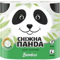 Туалетний папір Сніжна Панда Bamboo 2 шари 4 рулоні (4823019009415)