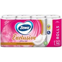 Туалетная бумага Zewa Exclusive Ultra Soft 4 шара 16 рулонов (7322541188812)