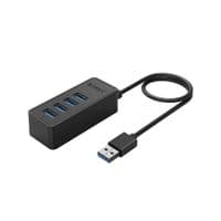 USB-хаб ORICO USB 3.0 4 порта (W5P-U3-100-BK-PR)