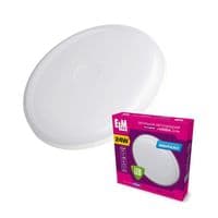 Светильник настенный накладной светодиодный круглый ELM 24W 6500К Vega IP40 26-0052