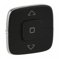 Кнопка выключателя Legrand Valena IN*MATIC ALLURE для жалюзи, антрацит