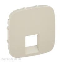 Лицевая панель Legrand Valena IN*MATIC ALLURE розетки RJ11/RJ45, слоновая кость