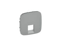 Лицьова панель Legrand Valena IN*MATIC ALLURE розетки RJ11/RJ45, алюміній