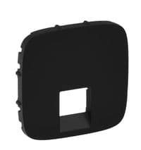 Лицьова панель Legrand Valena IN*MATIC ALLURE розетки RJ11/RJ45, антрацит