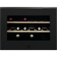 Холодильник Electrolux вбуд. для вина, 45x60х56, полиць - 2, зон - 1, бут-18, ST, чорний матовий + нерж