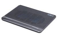 Підставка для ноутбука до 15.6" RivaCase, Black, 2x12 см вентилятори, до 1200 об/хв, 330х250х30 мм, 2xUSB HUB (5555)