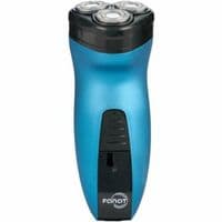 Електробритва Новий Харків НХ-8527 Fanat Silver, 6W, роторна, сухе голення, 3 голівки для голення, підвійні леза, повторення контурів обличчя, індикатор роботи/включення, тримач для висок