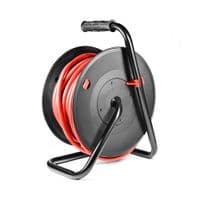 Підовжувач на котушці Stark CRP 2525-P (242000002) 4 розетки, 25 м, чорно-червоний