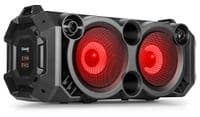 Колонка портативна 2.0 REAL-EL X-751 Black, 2 x 18 Вт, пластиковий корпус, Bluetooth, MicroSD/USB, живлення від акумулятора, 4000 мА*рік, керування збоку