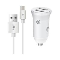 Автомобильное зарядное устройство для Piko CC-312 (2USB, 3.1A) White + кабель Type-C (1283126538803)