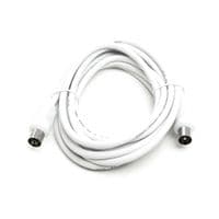 Кабель коаксиальный PowerPlant AV 75 Ом, 3 м, белый