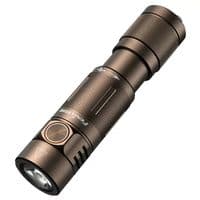 Ліхтар ручний Fenix E05R, Brown, 3-400 лм, до 64 м, ударостійкість 1 м, 4 режими роботи, акумулятор 320 мАг, година роботи 0.95-30 рік, IPX68, 24 г