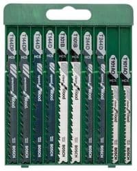 Пилочки Bosch для електролобзика, по дереву, набір 10 од.