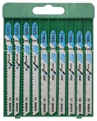 Пилочки Bosch для электролобзика, по металлу, набор 10 ед.