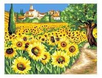 Набор для творчества Sequin Art PAINTING BY NUMBERS SENIOR Подсолнухи