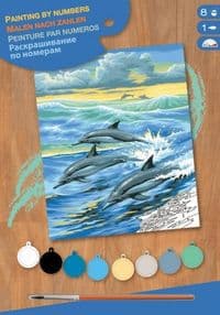 Набір для творчості Sequin Art PAINTING BY NUMBERS JUNIOR Дельфіни