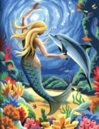 Набор для творчества Sequin Art PAINTING BY NUMBERS JUNIOR Русалки