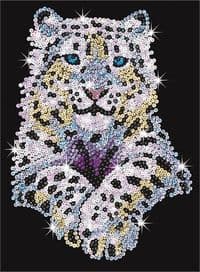 Набор для творчества Sequin Art BLUE Снежный леопард