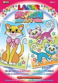 Набор для творчества Sequin Art LASER Кошки, 2 картины
