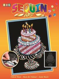 Набор для творчества Sequin Art ORANGE Праздничный торт