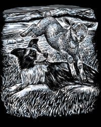 Набор для творчества Sequin Art ARTFOIL SILVER Овчарка