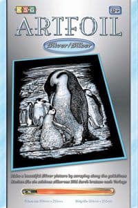 Набор для творчества Sequin Art ARTFOIL SILVER Пингвины