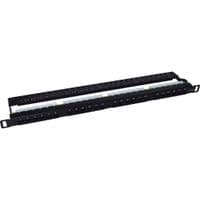 Патч-панель 19" 24xRJ-45 UTP cat.5e, 0.5U, з cable organizer Molex (KD-PP46-UTP-C5e-24P-0.5U)
