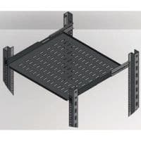 Полиця 19" 1U глиб. 350-440мм, RAL 9005 Mirsan (MR.HRM1U35.01)