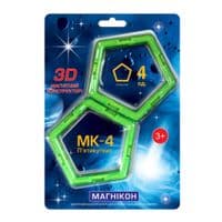 Конструктор Магникон Дополнительный набор пятиугольник, 4 шт. (MK-4-5У)
