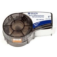Лента для принтера этикеток Brady Self-laminating Vinyl, 2.7 - 5.1 мм., Black on White (M21-1000-427)