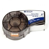 Стрічка для принтера етикеток Brady self-laminating, для пробірок, поліестер, 12.7mm/6.4m. черні (M21-500-461)