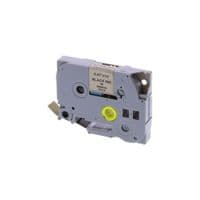 Лента для принтера этикеток UKRMARK RL-B-T831P-BK/GO, аналог TZE831. 12 мм х 8 м (CBTZ831)