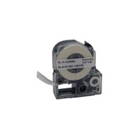 Стрічка для принтера UKRMARK RL-E-C4WBN-BK/WT, аналог LC4WBN. 12 мм х 8 м (CELC4WBN)