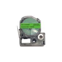 Лента для принтера UKRMARK этикеток RL-E-K4GBP-BK/GR, аналог LK4GBP. 12 мм х 9 м (CELK4GBP)