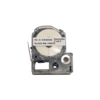 лента для принтера UKRMARK RL-E-K6WBN-BK/WT, аналог LK6WBN. 24 мм х 9 м (CELK6WBN)