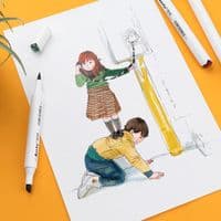 Маркер Arrtx Спиртовые Vega ASM-0380A 80 цветов + сумка (LC302260)