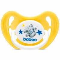 Пустышка Baboo Me To You 6+ мес. желтая (90415)