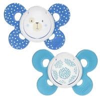 Пустушка Chicco Physio Comfort силіконова 6-16 міс 2 шт блакитна (74933.21.00.00)