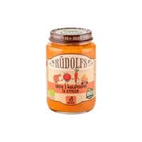 Детское пюре Rudolfs Овощи с макаронами и курицей с 8 месяцев 190 г (4751017940556)
