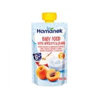 Дитяче пюре Hamanek Яблуко Абрикос Сир, 120 г (1215894)