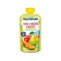Детское пюре Hamanek Яблоко с грушей и бататом 100 г (1215911)