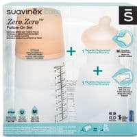 Бутылка для кормления Suavinex набор антиколиковый ZERO.ZERO 270 мл (306423)